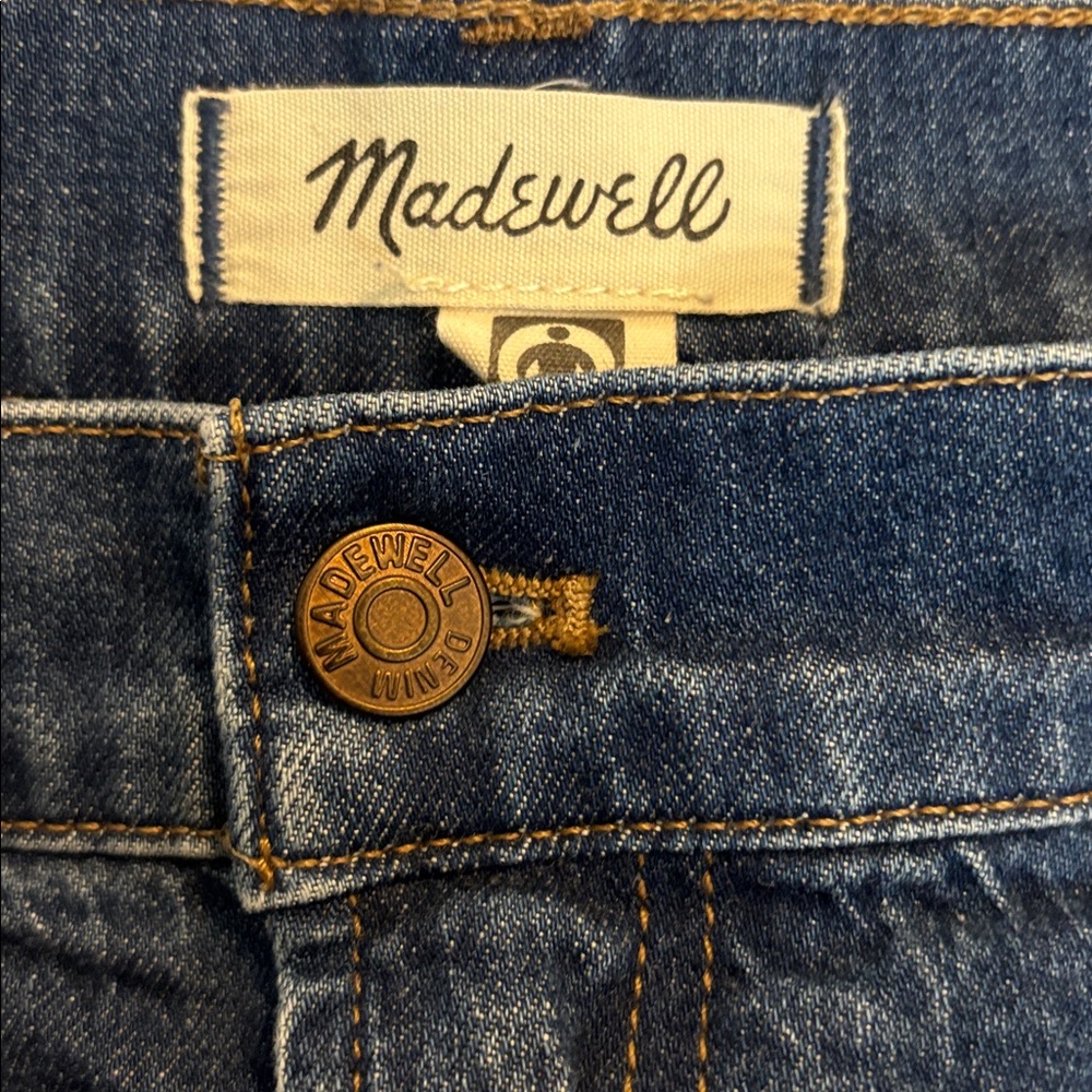 MADEWELL | denim blue jeans the perfect vintage wide leg jean 33P 33 P - Picture 3 of 5
